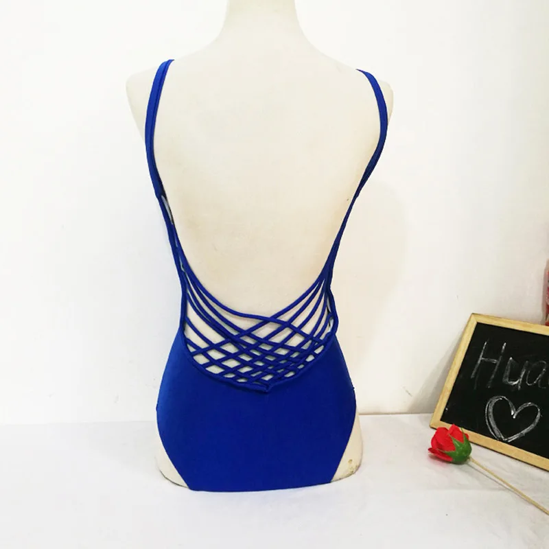 Сексуальный цельный купальный костюм для женщин модель 2018 Яркий Женская