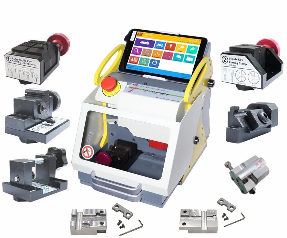 Full Clamp SEC-E9 key cutting machine Modern Car Key Making Machine Professional Copy with CE Approved Update Online |