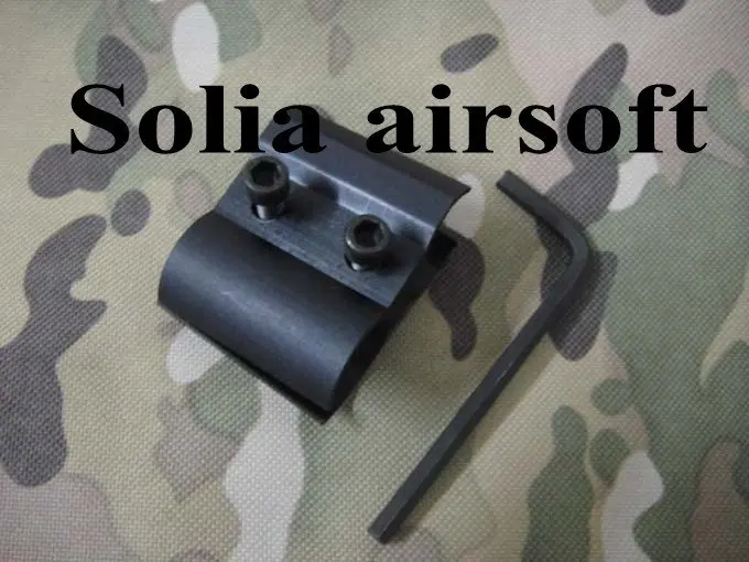 

8 figure flashligh and laser scope barrel ring mount