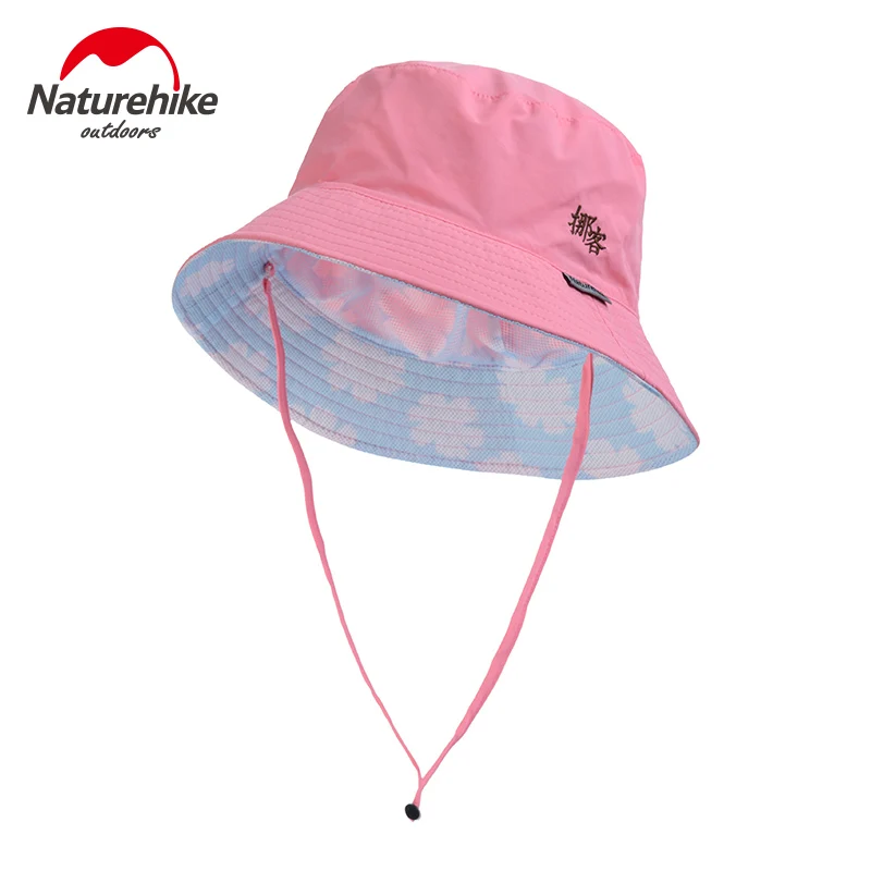 NatureHike шляпа УФ-Защитная Складная пляжная дышащая мужская женская летняя кепка уличные шапки NH12M013-Z - Цвет: 1