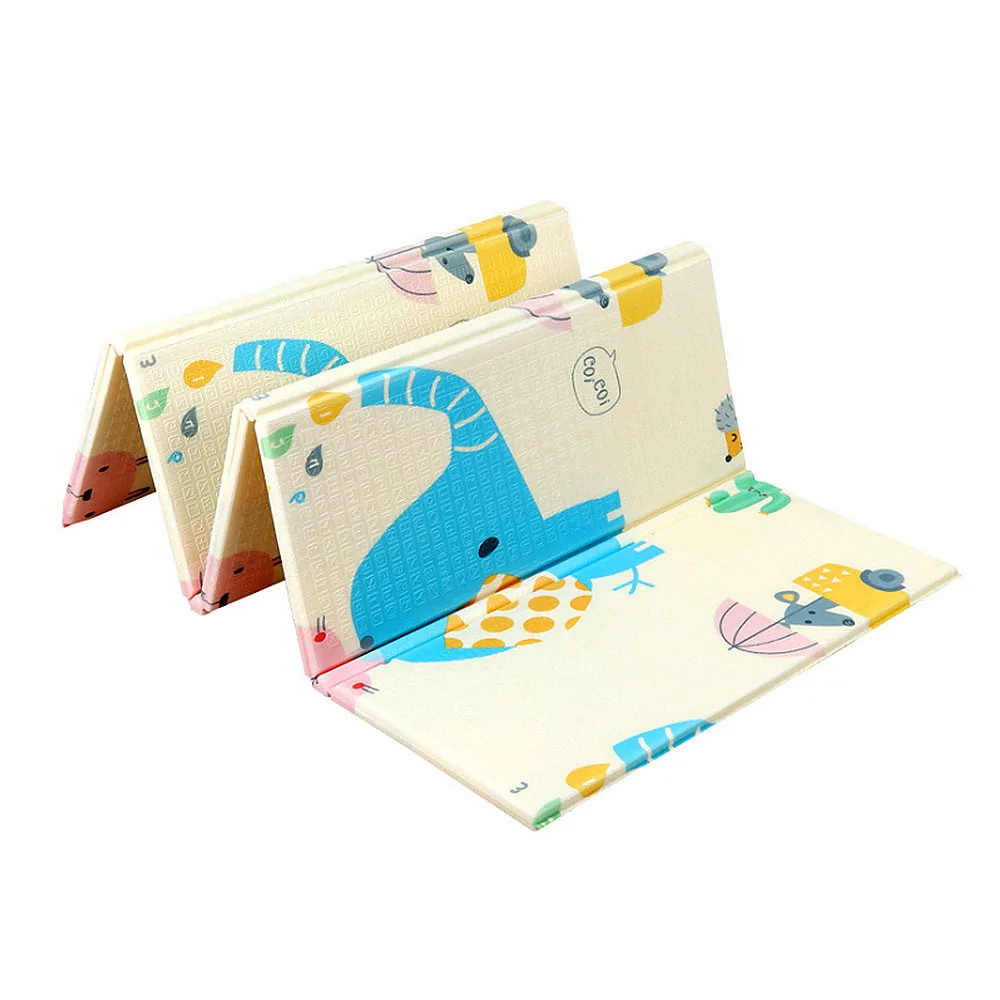 200*180 см, Tapete Infantil, 1 см, толстый детский игровой коврик, пенный коврик-пазл, детский коврик для ползания, одеяло для гостиной - Цвет: B Folding mat