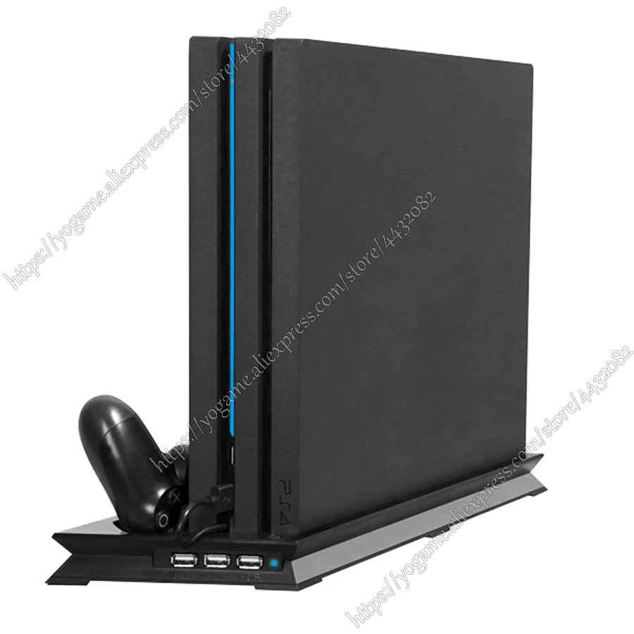 Вертикальная подставка с радиатором для PS4 Play Station 4 Pro зарядная док-станция Sony
