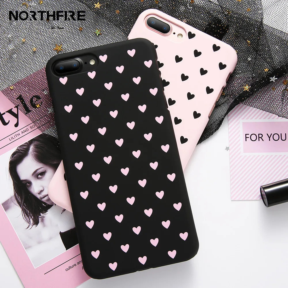 NORTHFIRE Cute Phone Case For iPhone X/XS/XR/XSMAX Smooth Touch Hard PC iPhone5/6/6plus/7Plus/8Plus Capa Cover Funda Coque |