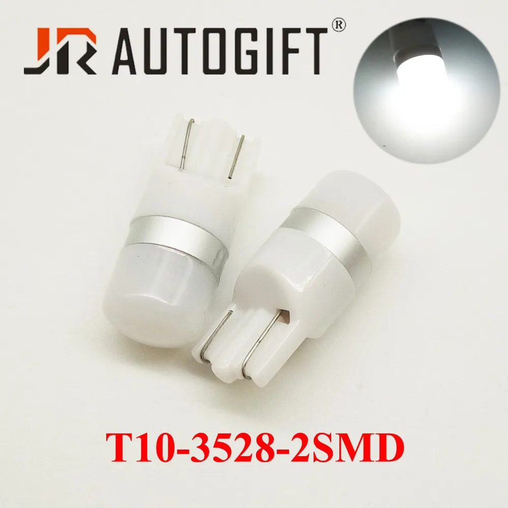 50pcs/lot car styling T10 led 2smd 2835 SMD Car Bulb Auto LED 2led 194 W5W Wedge Light Lamp t10 t4w 168 White light | Автомобили и