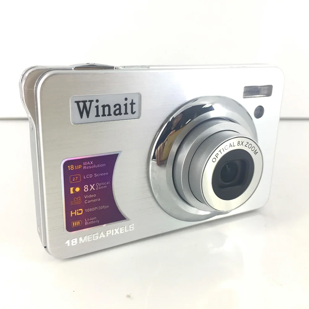 Max 18mp цифровая компактная камера DC-530A 18MP 8x оптический зум литиевая батарея камеры