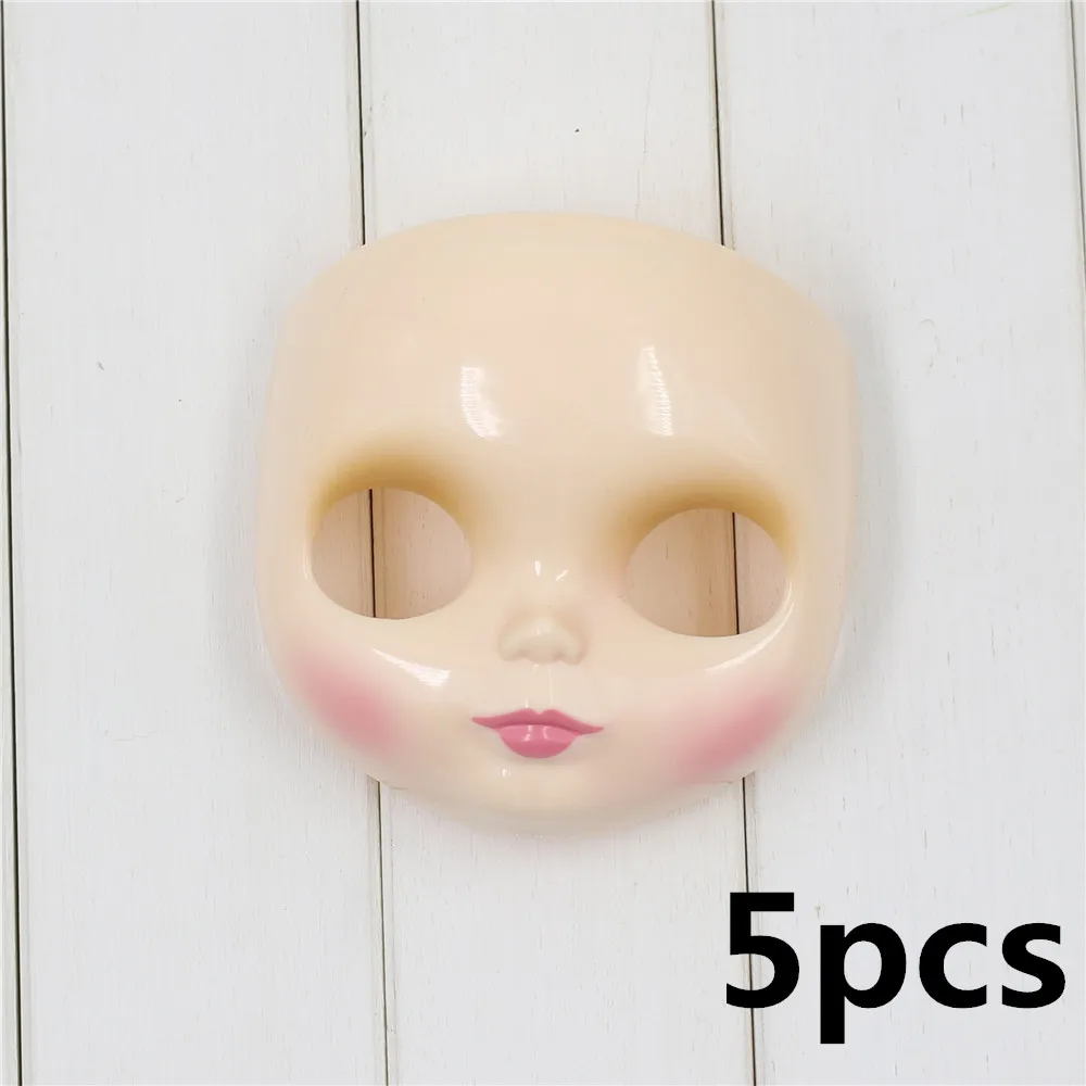 5pcs Blyth кукла Лицевая панель DIY 5 шт. в том числе Лицевая панель, бэкплейт и винты для пользовательской куклы - Цвет: 5pcs