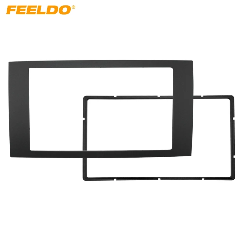 FEELDO автомобильный 2DIN монтажная рамка DVD панель Dash Kit фасция Радио Аудио для 06 Ford