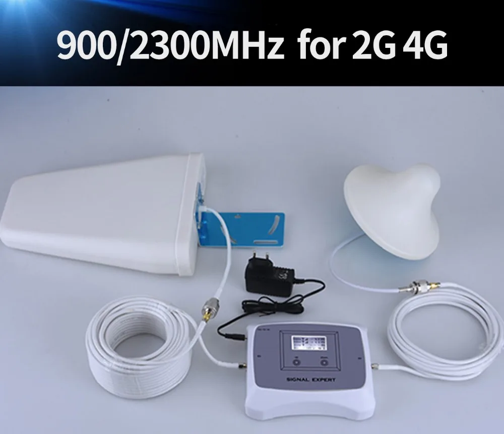 ATNJ 2G GSM 900 LTE 2300 70dB усиление мощности двухдиапазонный ретранслятор сигнала