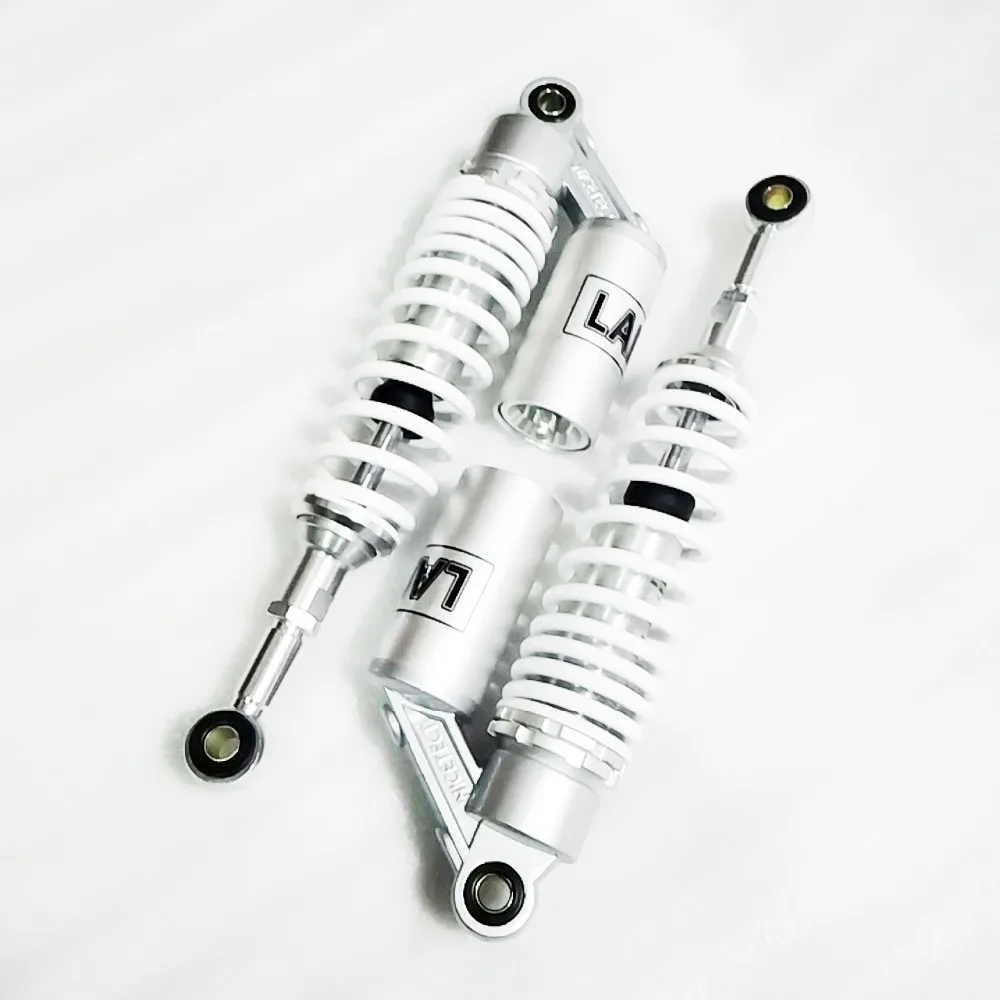 one pair 350mm 345mm Motorcycle Air Shock Absorber Rear Suspension for HONDA YMAHA SUZUKI Kawasaki Aprilia Benelli KTM ATV Dirt