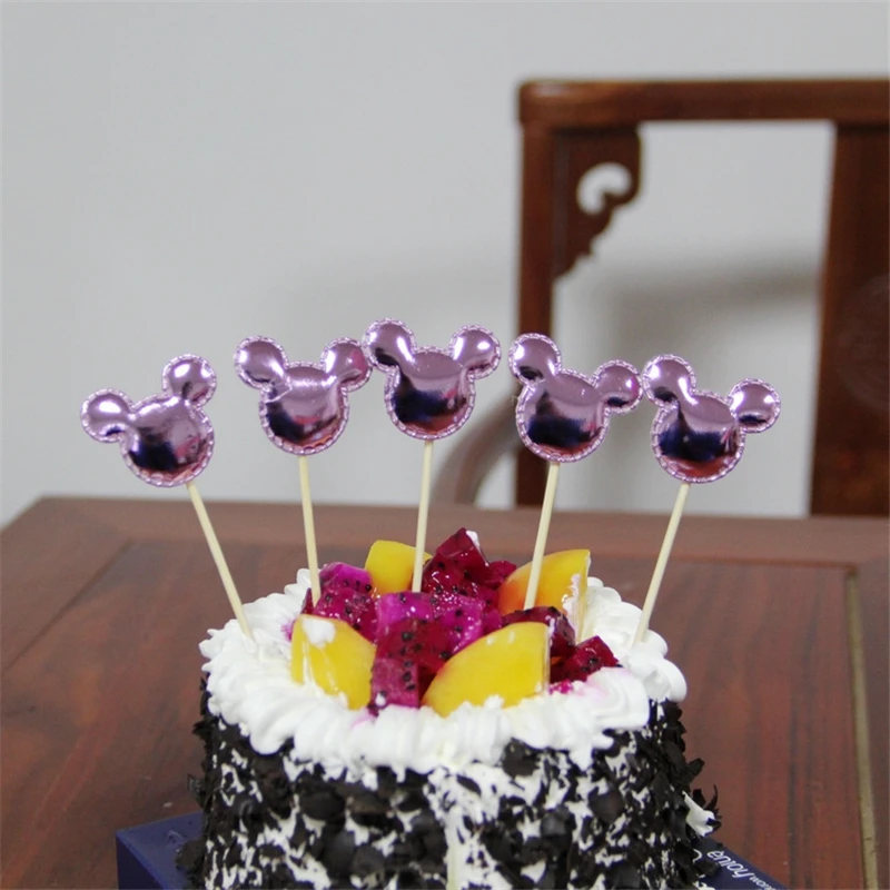 Разноцветный мультяшный Топпер для торта и капкейка флаги на день рождения семьи