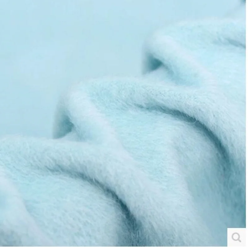 Синяя Длинная шерстяная ткань Осеннее и зимнее пальто 722 г на метр|clothing fabric|cloth