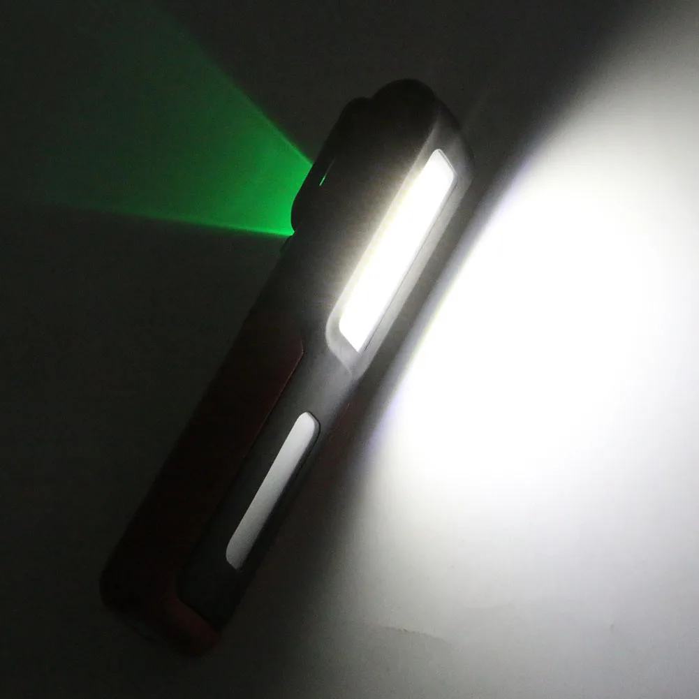 USB Перезаряжаемые светодиодный фонарик Портативный COB LED+ xpe светодиодный фонарик Фонари Магнитная Подсветка Кемпинг лампы с Мощность Дисплей