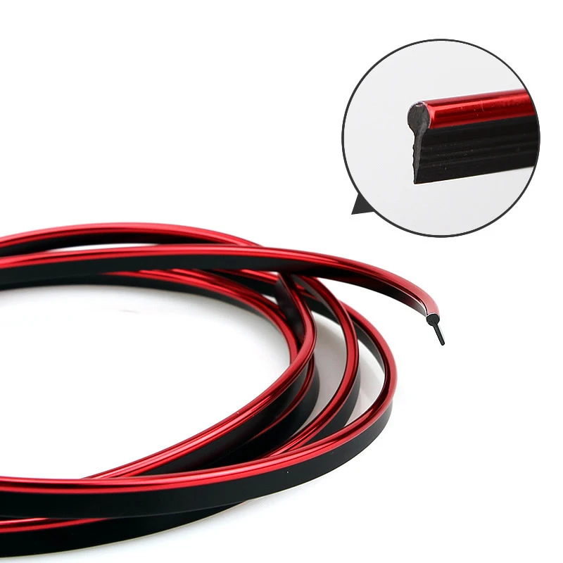 5 м автомобильный Стайлинг декоративные полосы Формовочная Отделка приборной