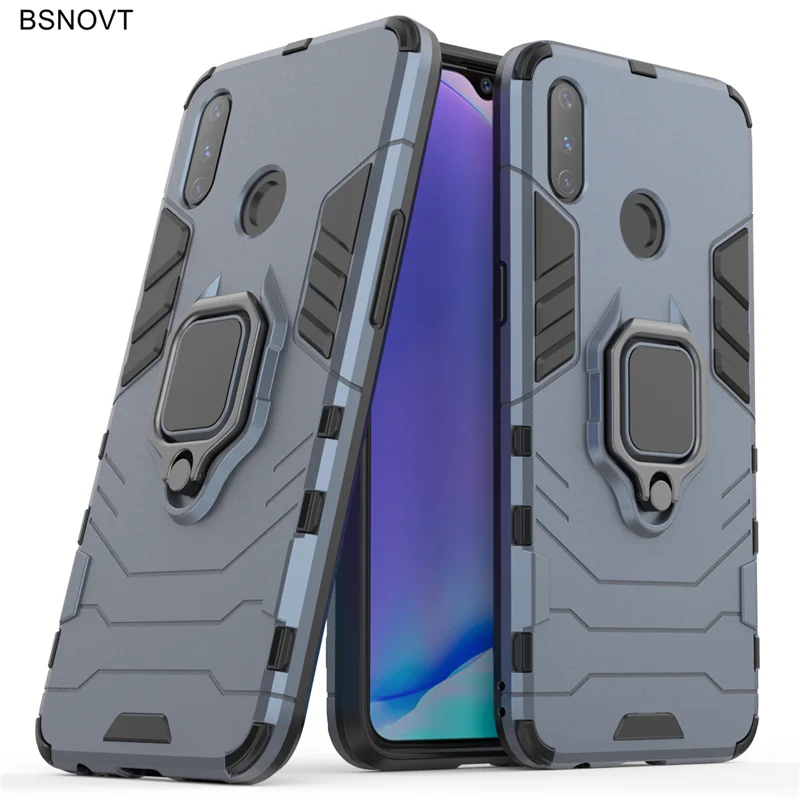 Чехол Realme 3 для OPPO противоударный чехол кольцо на палец магнитный держатель