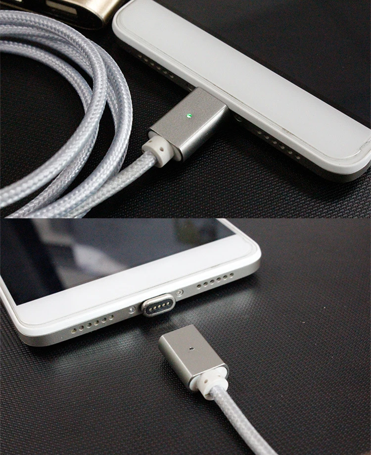 Прочное магнитное зарядное устройство из алюминиевого сплава кабель Micro USB для