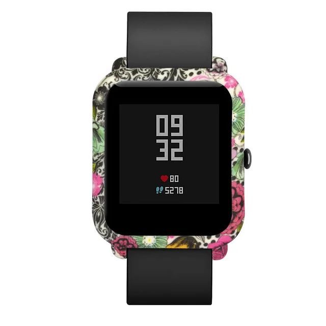 8 PC Camo Watch защитный чехол для Xiaomi Huami Amazfit Bip Bit Молодежные умные часы с печатью Замена протектор оболочка Капа - Цвет: 8