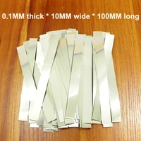 100gbag 18650 nickel plated steel battery connection sheet high quality spot weldable nickel sheet 0 1mm thick 10mm wide