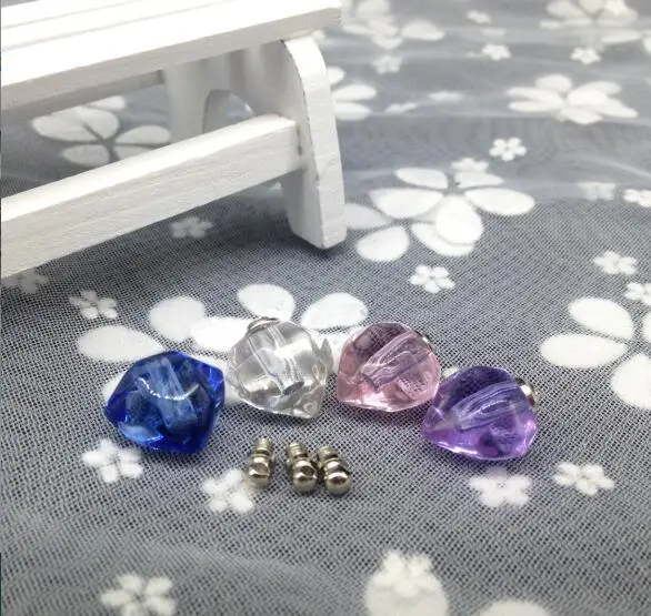 300 шт./лот оптовая продажа кристаллических подвесок в форме сердца стеклянные