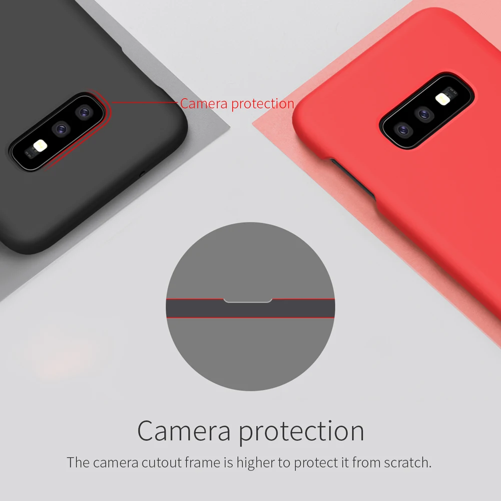 Nillkin чехол для Samsung Galaxy S10e Мягкий Гладкий жидкий силиконовый мобильного телефона