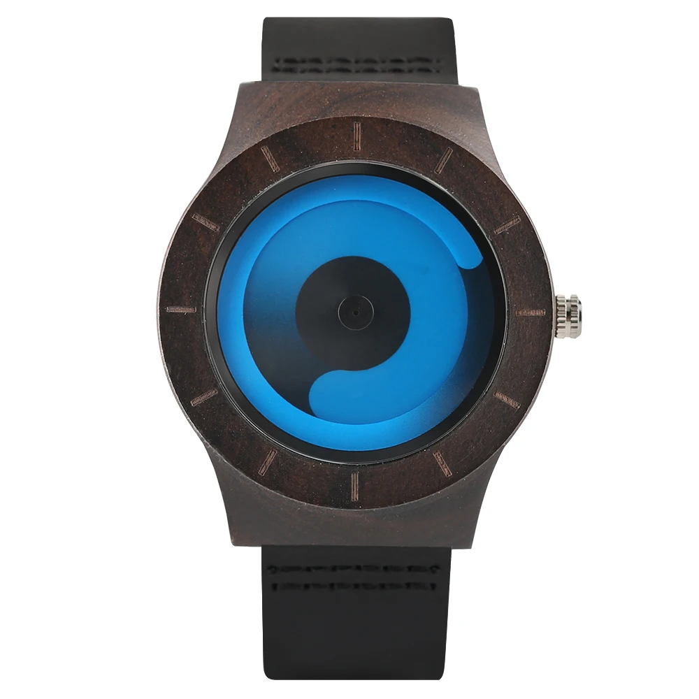 Горячая Спорт проигрыватели древесины бамбука Повседневные часы Для мужчин