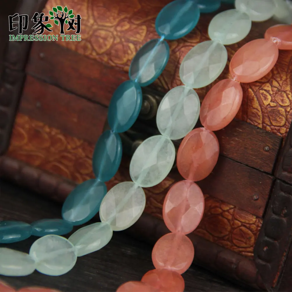 Натуральный драгоценный камень искусственные камни 7 шт. 13x18 мм зеленый