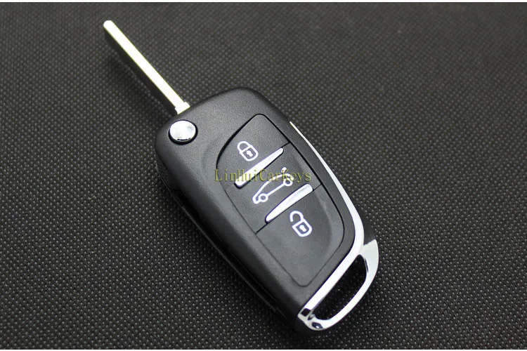 PINECONE для CITROEN C4 C5 C-QUATRE C-TRIOMPHE чехол для ключа автомобиля 3 кнопки без паза лезвия VA2 Модифицированная Крышка для ключа автомобиля 1 шт