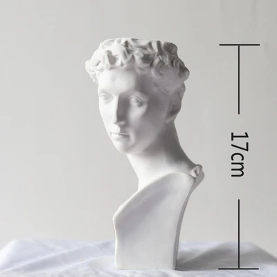 17cm No flowers Ваза с человеческим лицом Apollo La Marseillaise, художественная ваза Giuliano de' Medici, декоративная ваза в форме головы Figue - Цвет: 17cm No flowers
