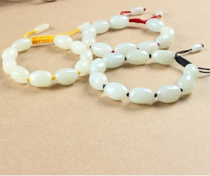 

Браслеты ручной работы hitian для мужчин и женщин, браслеты ручной работы из натурального Синьцзяна и хетиана, украшения из бисера