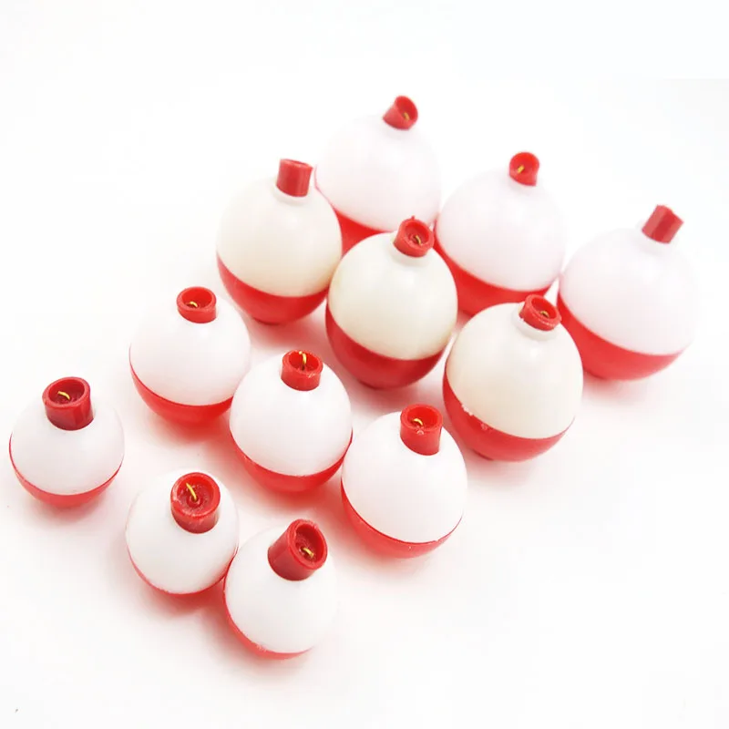 Совместно с рыбой 12 шт. пластиковый поплавок для рыбалки диаметр 1 дюйм 25 дюйма 5 75