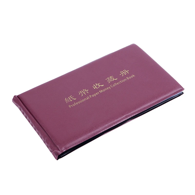 Russian Paper Money Currency Collection Album Banknotes Holder 40 Pockets Protection Album Postage Stamps Pocket Holder