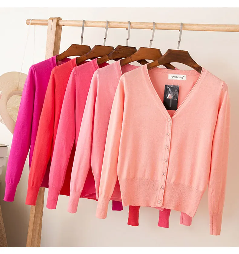 21 Colors S-6XL 2019 high quality spring autumn cardigan women casual sweet long sleeves knitted tops V neck sweater coat |