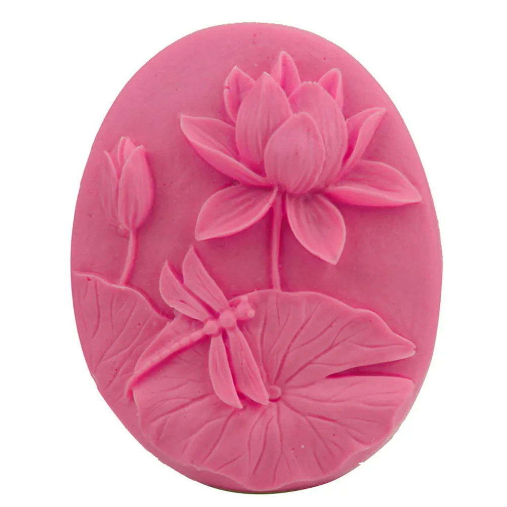 Силиконовая форма для мыла Lotus dragonfly 9 2*7 5*3 2 см | Дом и сад