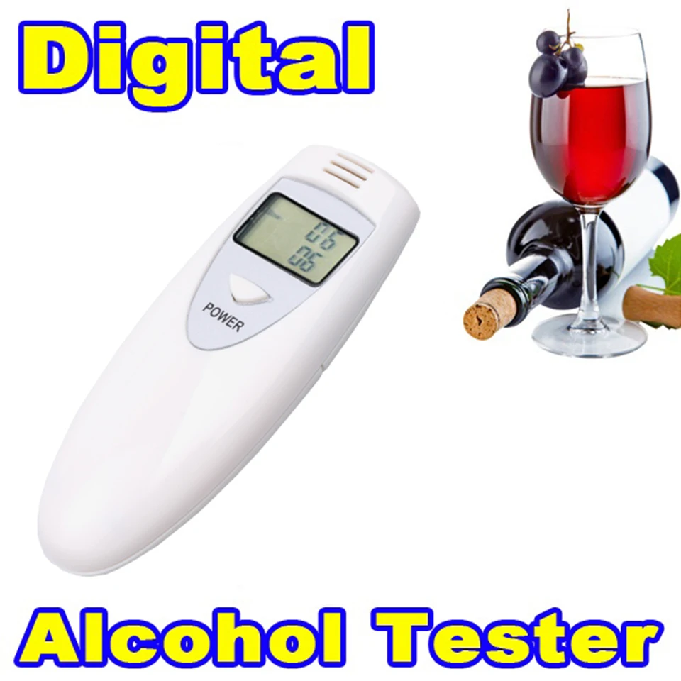 2017 Newest Professional Alcohol Analyzer Police Digital Breath Tester HX-64 LCD Display alcohol | Автомобили и мотоциклы