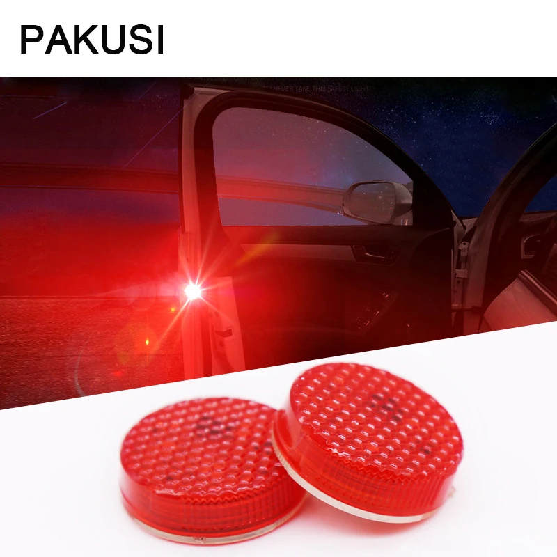 Пакуси новый автомобильный светодиодный дверной свет, сигнал тревоги безопасности для BMW e46 e39 e90 Audi a4 b6 a3 Lada Renault Mazda 6 аксессуары.