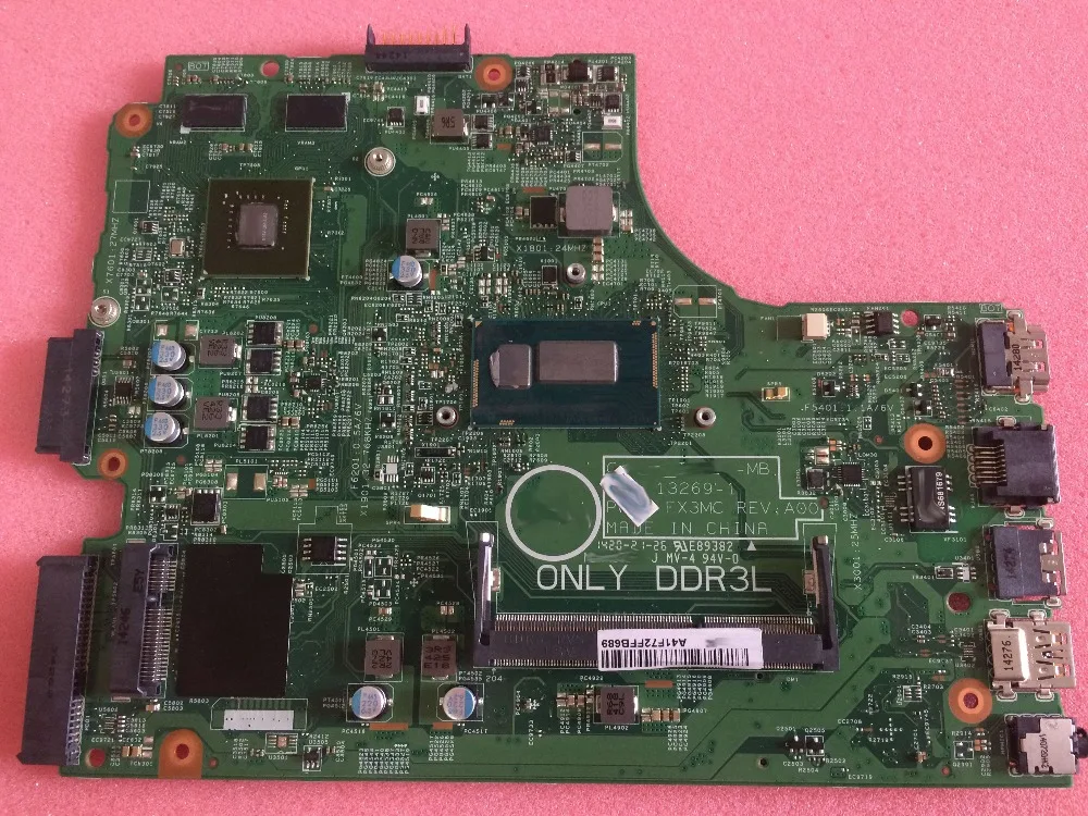 Бесплатная доставка FX3MC REV: A00 3542 материнская плата для Dell 15R 3442 pc i3 4005U cpu с GT820M