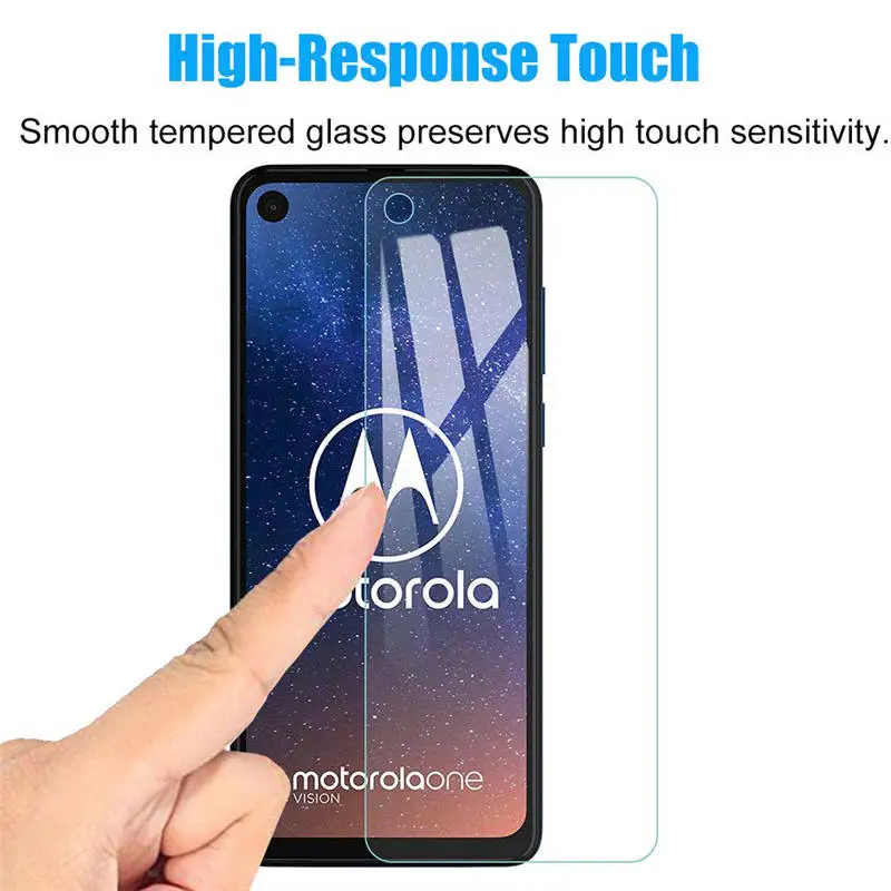 Защитное стекло для Motorola One Vision закаленное стеклянная Защитная пленка телефона |