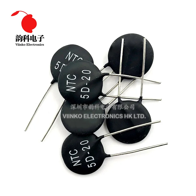 Терморезистор NTC 5D 20 10 шт.|ntc 5d-20|thermal resistorthermistor ntc |