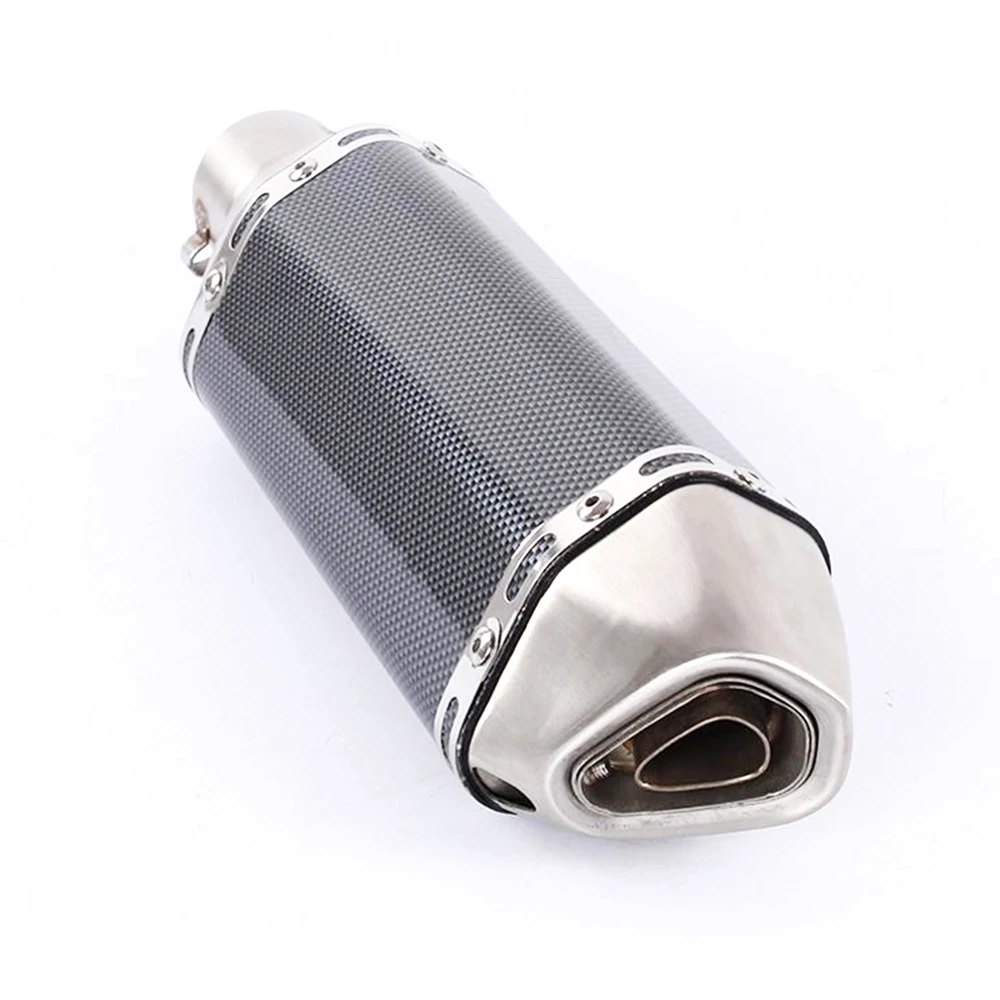 Универсальная выхлопная труба для мотоцикла yamaha R3 R1 R6 YZF FZ16 Z750 honda NC 700 NC750X NC750 2012 2013