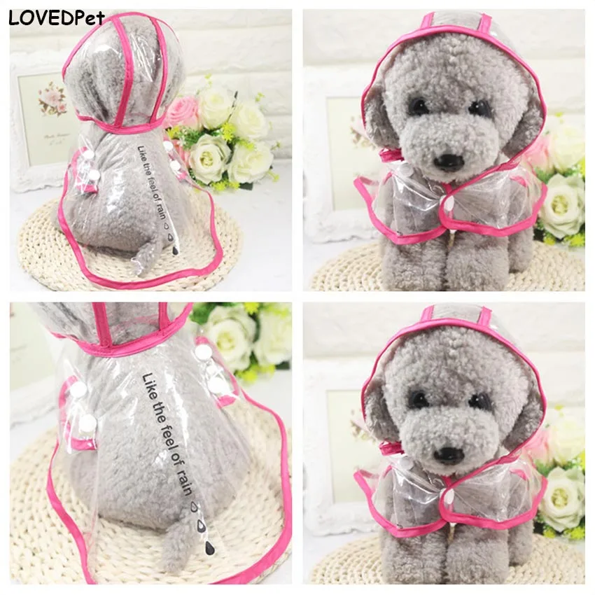 Новинка плащ-Зонтик для собак водонепроницаемая одежда толстовка с капюшоном