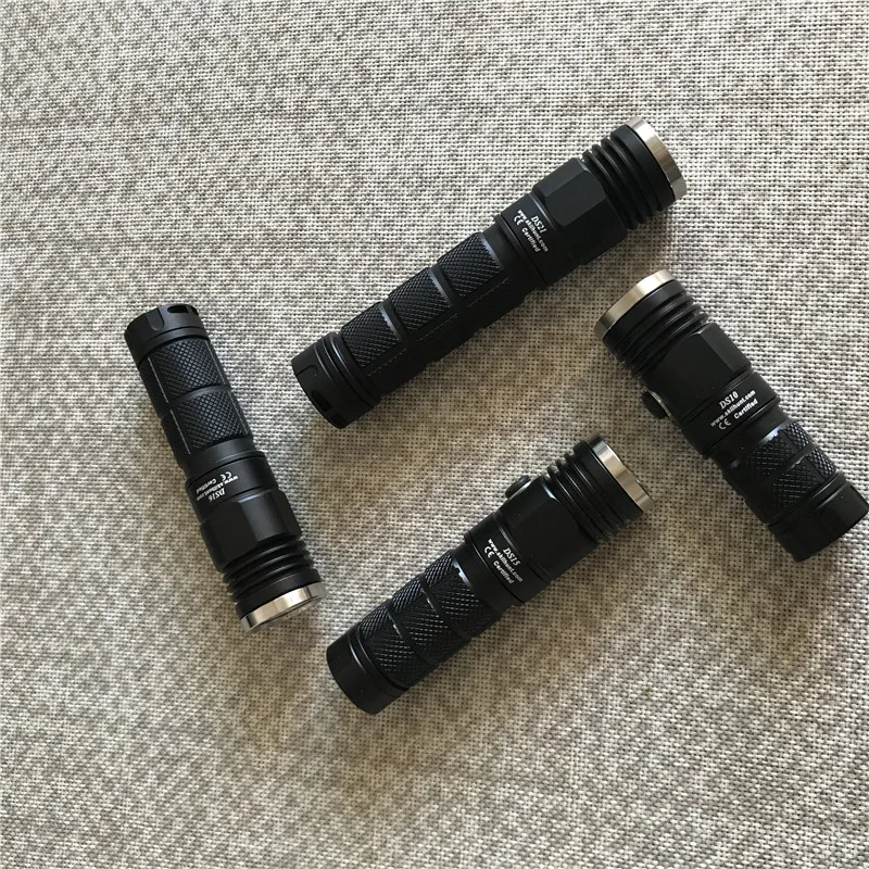 Siklhunt DS16 AA 14500 CREE XPL светодиодный тройной свет DS21 900lm CR123 18650 Водонепроницаемый