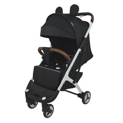 YOYAPLUS3 Детские коляски цвет 5,8 Кг складывающаяся легкая коляска bebe прогулочная коляска для новорожденных прогулочная коляска 11 Бесплатный подарок - Цвет: White frame Mickey