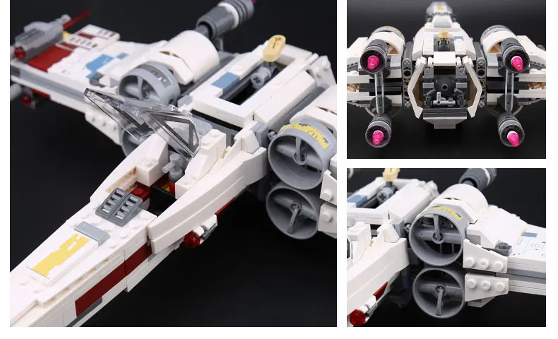 05039 Звездный План серии UCS Rebel Red Five X крыло модель космического истребителя самолет совместим с 10240 строительными кирпичами игрушки