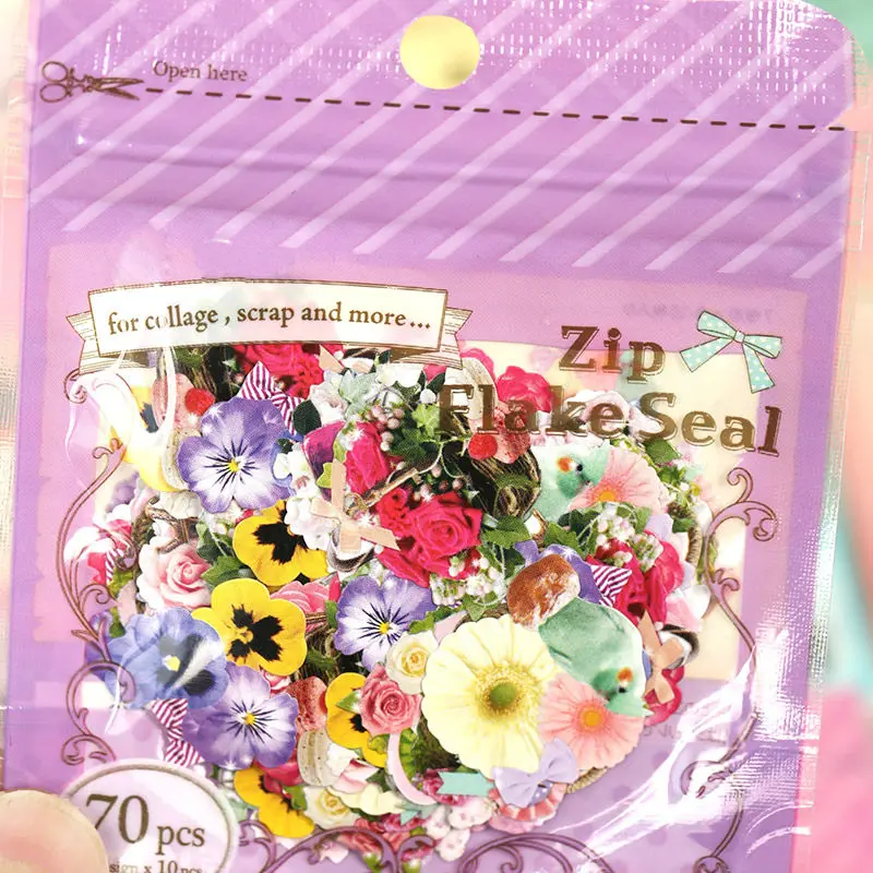 70 шт./упак. Корейская версия Meng вещи Форма коллаж декоративный девушки и с героями