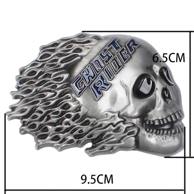 Ремень кожаный мужской в стиле панк модный декоративный пояс Heavy metal с принтом