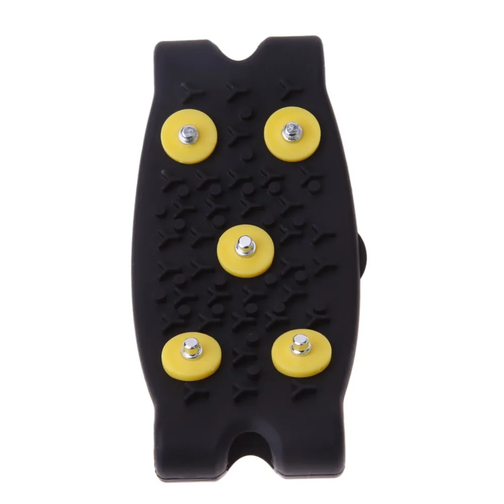 Зимние Нескользящие скобы для снега 5 шипов мужские и льда обувь ходунки катания