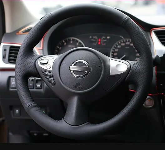 Чехол на руль для Nissan Sentra 2013 2018|Хромирование| |