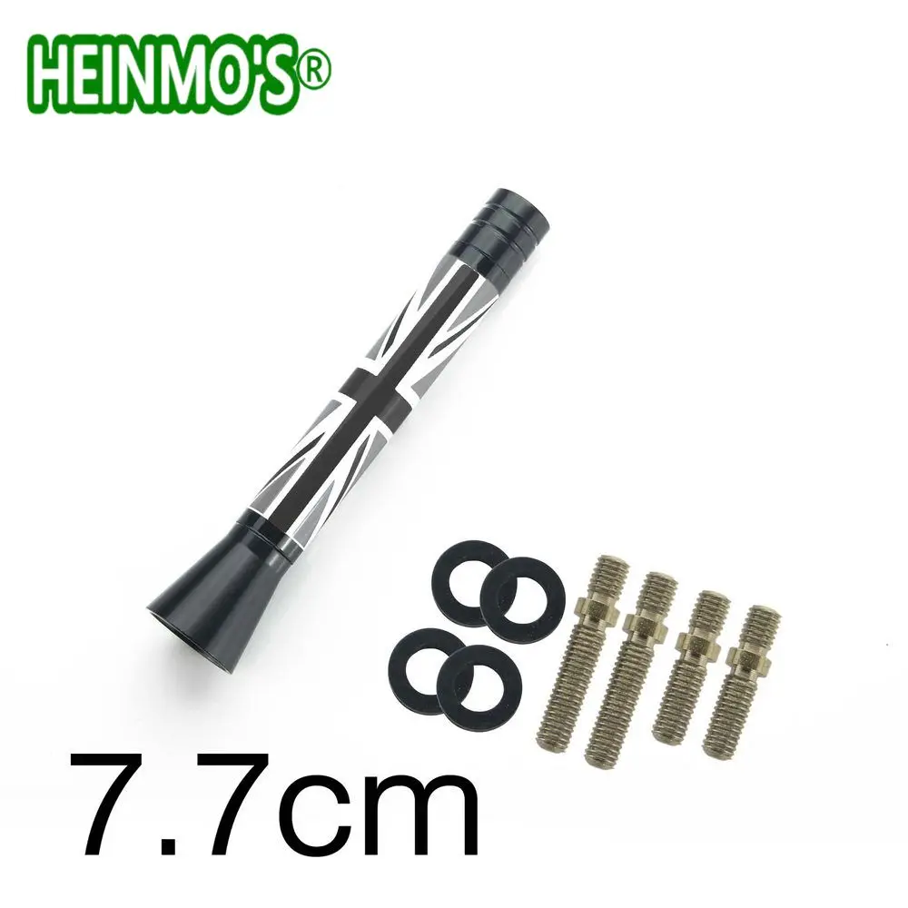Flag Grey Jack 77mm Аксессуары для MINI Cooper, земляк для MINI Cooper R56 R50 R53 R55 R60, одна автомобильная антенна для MINI F56 F55 F54 F60 F61 - Цвет: Flag Grey Jack 77mm