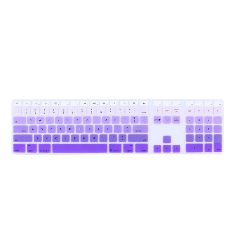 Цветная градиентная Силиконовая Защитная пленка для клавиатуры iMac G6 старая с