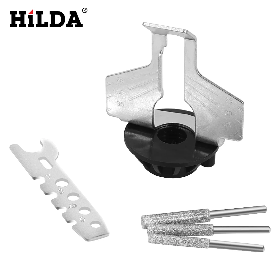 HILDA Saw Sharpening Attachment Sharpener Guide Drill Adapter for Dremel drill Rotary accessories | Power Tool Accessories