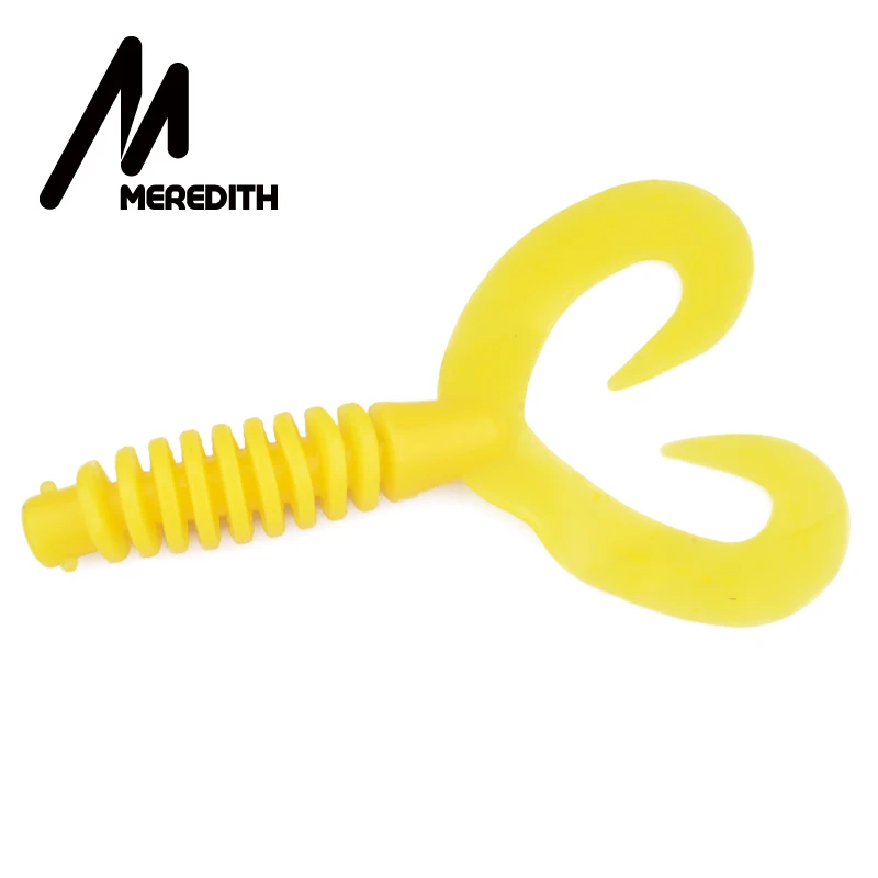 MEREDITH рыболовные приманки 8 шт. 9 см 5,8 Г STINGER SHAD мягкая пластиковая наживка Хищник щука - Цвет: G